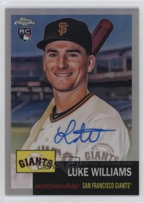 2022 Chrome Platinum Anniversary Refractor /199 Luke Williams Rookie Auto RC - Image 1 of 2