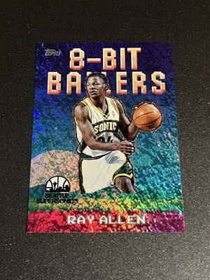 2025-26 Topps Baloncesto Ray Allen 8-Bit Ballers Holo Lámina 8B-28 Foto 1 de 2