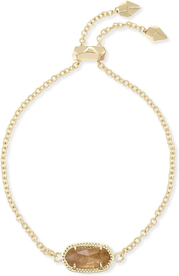 Kendra Scott Elaina Pulsera Cadena Ajustable DORADO - NARANJA CITRINO CUARZO  Foto 1 de 3