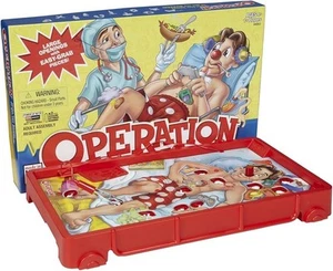 Hasbro Gaming Classic Operation Game New Large Openings Easy-Grab Pieces Age 4+ - Picture 1 of 10