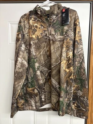 Under Armour Camo 1/4 Zip Real tree Xtra - Image 1 of 4