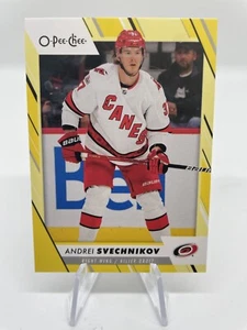 Andrei Svechnikov ‘23 O-Pee-Chee Hockey Yellow Parallel - Picture 1 of 2