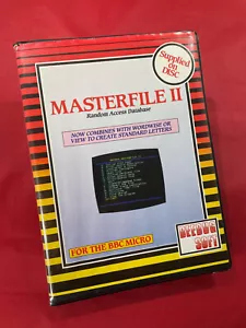 Used Masterfile II Random Access Database for the Acorn BBC Micro 80T 1984 - Picture 1 of 4