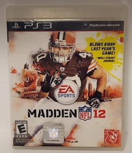 Madden NFL 12 PS3 (gioco Sony PlayStation 3, 2011) USATO con manuale - Foto 1 di 10