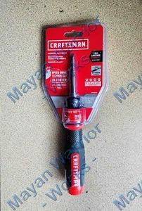 CRAFTSMAN CMHT68129 Ratcheting Screwdriver, SpeedDrive with 7 double ended bits - Picture 1 of 3