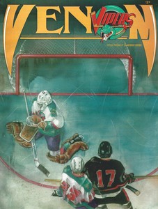 1995-96 Detroit Vipers International Hockey League Program - IHL #FWIL