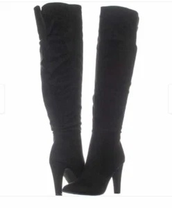 Botas Material Girl Mujer Candice Tacón de Gamuza Sintética Sobre la Rodilla Talla 6.5 - Imagen 1 de 8