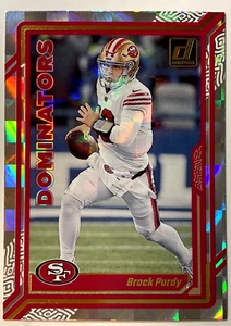 2023 Donruss Football Brock Purdy Dominators Insert No. D-3 San Francisco - Bild 1 von 2
