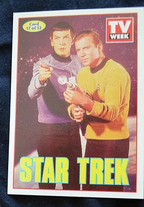 STAR TREK - TV WEEK COLLECTORS CLASSIC SHOWS CARD #17 - RARE - Picture 1 of 1