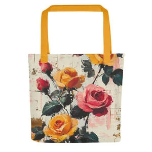 Rose Graffiti V21 Tote Bag - Picture 1 of 1