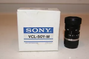 Sony VCL-50Y-M CCD 50mm Lens in Box, 1:2.8 - Excellent condition - Picture 1 of 3