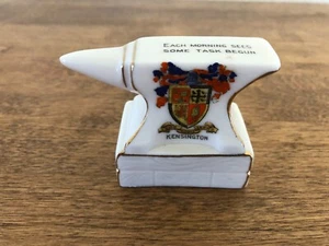 Shelley Goss Crested China Anvil No. 183 , Crest is Kensington - Picture 1 of 4