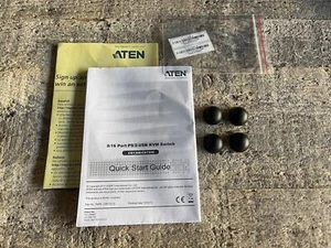 Aten Master View Max CS1308 CS1316 FUSSPOLSTER SCHUTZ SET (4 PADS) + ANLEITUNG - Bild 1 von 2