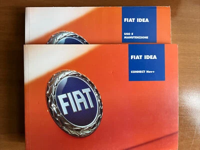 libretto uso e manutenzione + connect nav+ originali Fiat Idea 2004 - Immagine 1 di 4