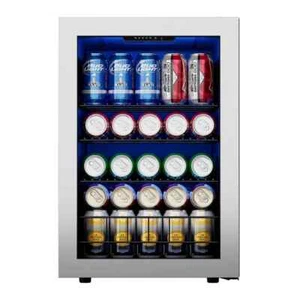 Ca'Lefort 90 Cans Beverage Cooler Refrigerator Freestanding Mini Home Fridge - Picture 1 of 6
