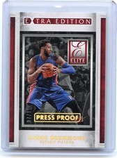 2015-16 DONRUSS #23 ANDRE DRUMMOND "PRESS PROOF" SP #7/10, DETROIT PISTONS