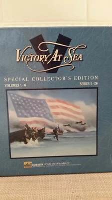 Victory at Sea Special Collectors Edition Vol. 1-6 VHS 6-Tape Set SEALED Pre-own - Image 1 of 4