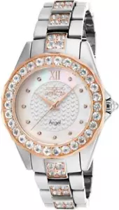 Reloj para mujer Invicta 16063 Angel Blush Hearts LE 4,91ctw bisel/pulsera morganita - Imagen 1 de 3