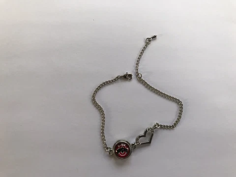 Ohio State Buckeyes Football Red Silver Snap Bracelet Jewelry OSU Cover