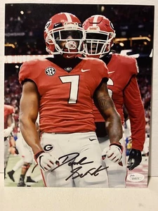 D'Andre Swift Signed Georgia Bulldogs 8x10 Photo JSA - Picture 1 of 5