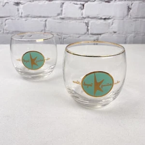 Kroehler Furniture Cocktail Drink Glasses Mid Century Modern Vintage Promotional - Picture 1 of 9