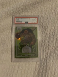 2023 Disney 100 Topps Chrome Maui #26 Green 75/99 Moana PSA 10 - Picture 1 of 2