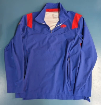 Nike Pullover Fútbol NFL Buffalo Bills Primavera Ligero Chaqueta Abrigo Talla Hombres Med Foto 1 de 3