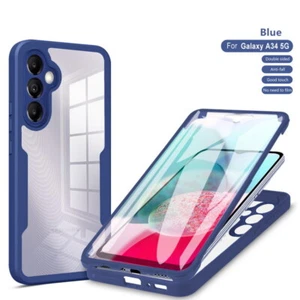 Funda protectora Full Cover 360° para móvil Samsung S24 Ultra S23 S22 A55 - Imagen 1 de 17