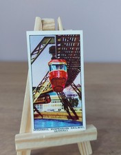 Kelloggs The Story of the Locomotive Trade Card No 4 Monorail Suspension Railway