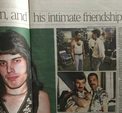 FREDDIE MERCURY ~ Times Saturday Review David Bowie Salvator Mundi DAISY HAGGARD Foto 1 de 4