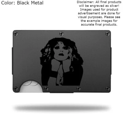 Custom NANCY SPUNGEN Laser Engraved Wallet - Pick A Wallet Color - Image 1 of 4
