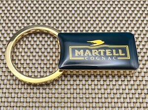 Vintage Martell Cognac Keychain - Spring Twist Action - Metal & Enamel - Vintage - Picture 1 of 7