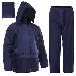 Rain Jacket Pants Suits for Men Women Waterproof Lightweight Rain Gear Coat W... - Picture 1 of 5
