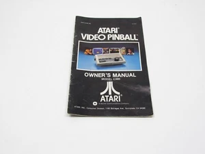 MANUAL USUARIO/PROPIETARIO: 1977 Atari Video Pinball Folleto C380 - Imagen 1 de 4