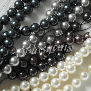 50pcs Swarovski Crystal Pearl #5810 Round Beads 8mm 16" Long pick colors - Picture 1 of 13