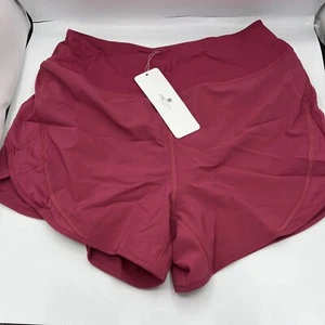 CRZ YOGA Women's Quick-Dry Athletic Sports Running Workout Shorts w Zip Pocket S - Picture 1 of 6