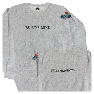 Vintage 90er Be Like Mike Drink Gatorade Sweatshirt Michael Jordan Herren Large - Bild 1 von 15