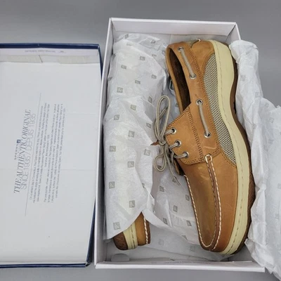 Sperry Top-Sider Billfish 3-Eye Dark Tan Boat Shoe Men's size 12 M  - Image 1 of 4
