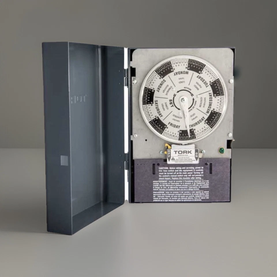 🔴Tork W302L 7 Day Time Switch W/Reserve Power 120V 40A Indoor Enclosure‼️ - Image 1 of 1