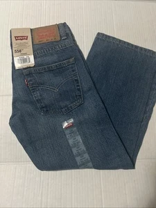 Levis 550 Jeans Boys Size 8Reg 24x22 Blue Relaxed Fit Tapered Leg Denim Pants - Picture 1 of 4
