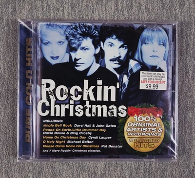 Rockin Christmas CD 2000 Pure Gold Hits Compilation Benatar Bowie Lauper NEW - Image 1 of 4