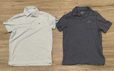 Lote de 2 polos VINEYARD VINES jóvenes niños talla juvenil mediana (12-14) Foto 1 de 4