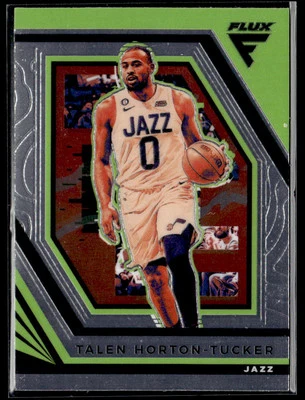 2022-23 Panini Flux Green #132 Talen Horton-Tucker Utah Jazz - Image 1 of 2