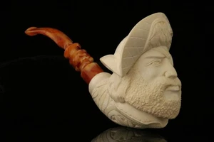srv - Pirate by I. Baglan Block Meerschaumpfeife mit bestücktem Koffer M3349 - Bild 1 von 12