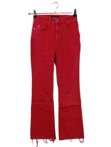 DESIGUAL Vaquero de talle alto Mujeres Talla EU 36 rojo look casual - Imagen 1 de 5