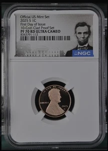 2025 S Lincoln Penny Cent 1C NGC PF70 RD Ultra Cameo , First Day Of Issue * FDI - Picture 1 of 2