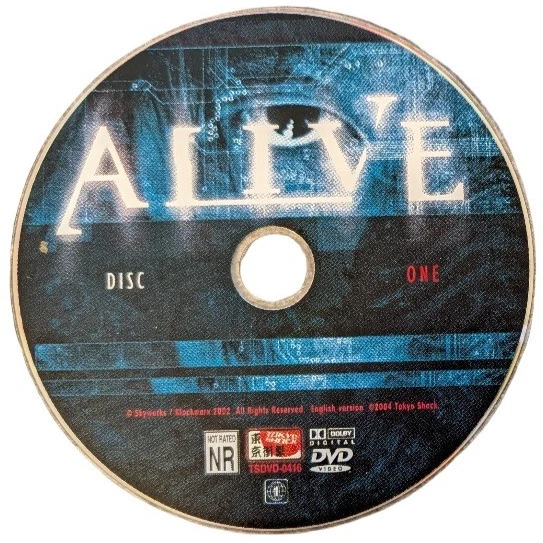 Alive, A Film By Ryuhei Kitamura 2 Disc Set (DVD ONLY) - Image 1 of 2