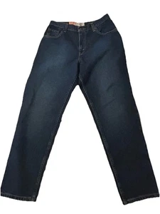 Levi Strauss Signature Relaxed Fit Medium/Dark Wash Jeans Misses 10 Short - Picture 1 of 3