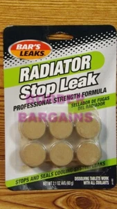 GRATIS SCHNELL SH! NEU! Bar's Leaks Radiator Stop Leak PRO Formula Auflösungstabletten - Bild 1 von 7