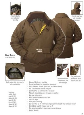 VASS NEW 175 WINTER KHAKI CARP EDITION Waterproof & Breathable SMOCK